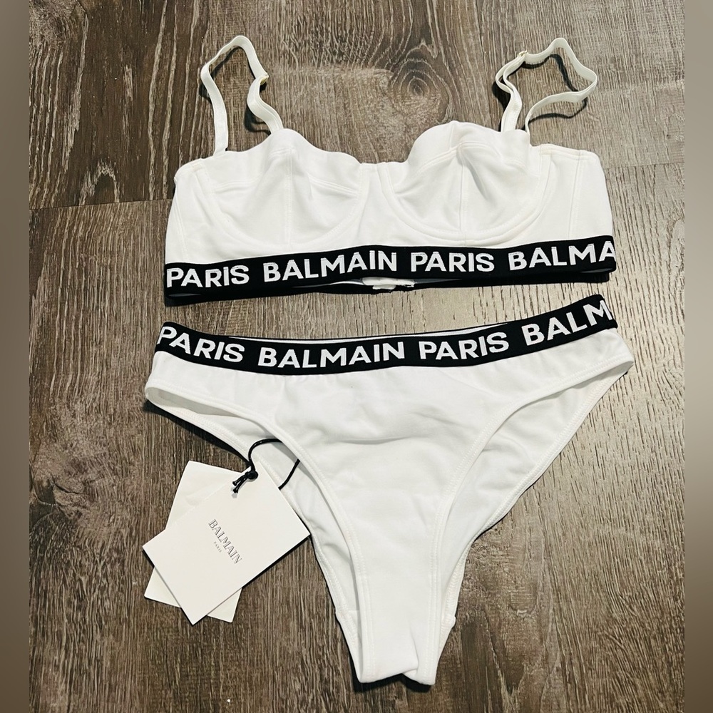 BALMAIN***Bra & Underwear Set***F36; Small $438 - Picture 2 of 4